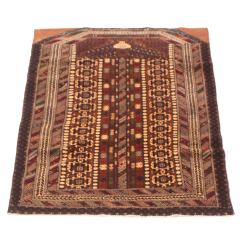 Teimani Brown Rug 2'10" x 4'7"