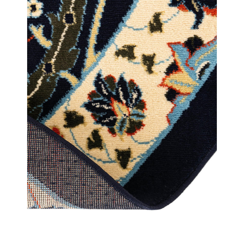 Britannia Floral Indoor Rug, Round 7'10"