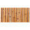Bamboo  5-7/8"x11-7/8" Fluted Ceramic Wall Tile