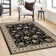 Weiser 1426 Traditional Oriental Black Area Rug