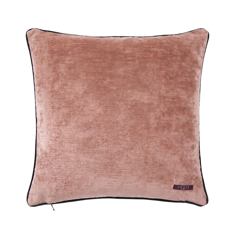 Boromee Velvet Pillow Cover & Insert, Square 18", Purple