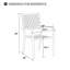 Stacking Patio Dining Armchair