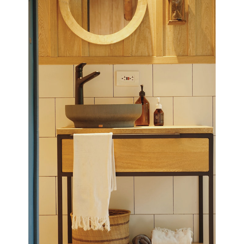 Lotus 14.5'' L Bathroom Sink, Antilles Orange