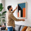 Modernist Geometry Geometric - Wrapped Canvas-131764063-131764057
