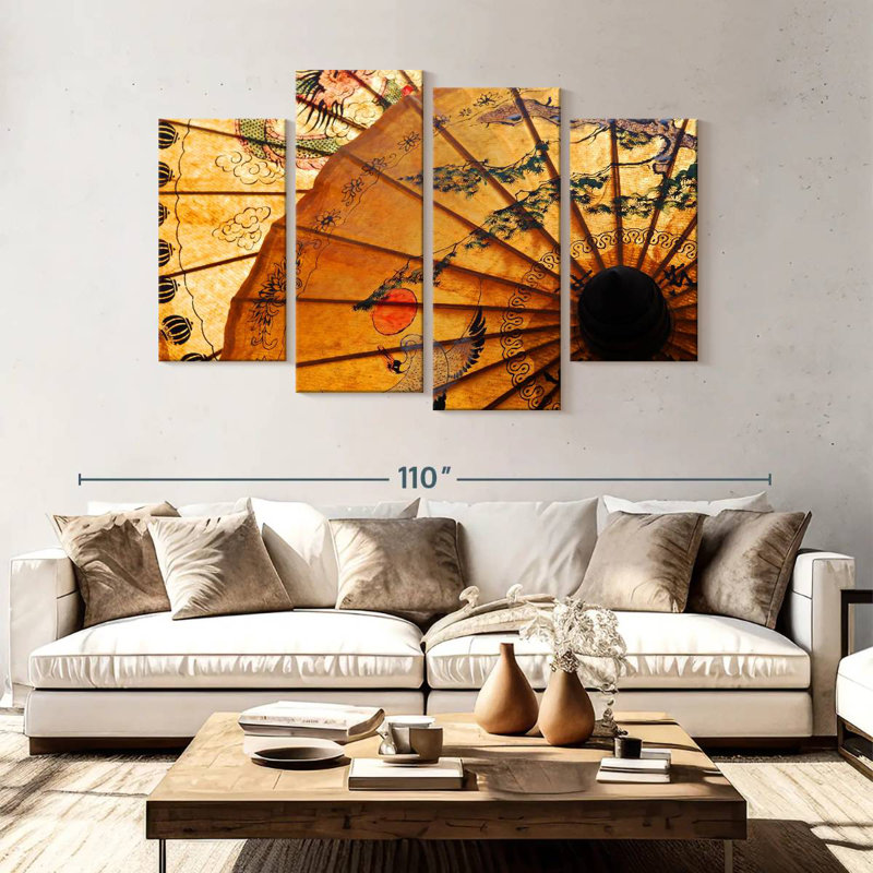 Parasol japonais Kerner, H 54 po x l 84 po