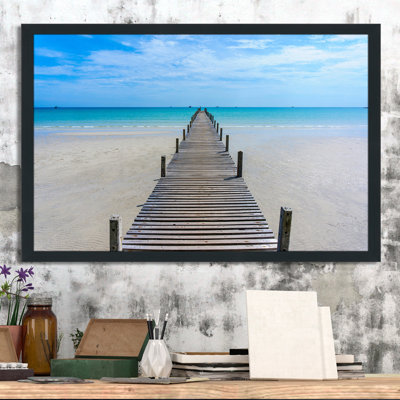 « dock eaux 2 », reproduction de photo encadrée