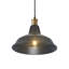 Luminaire suspendu noir à 1 lumière Saisha