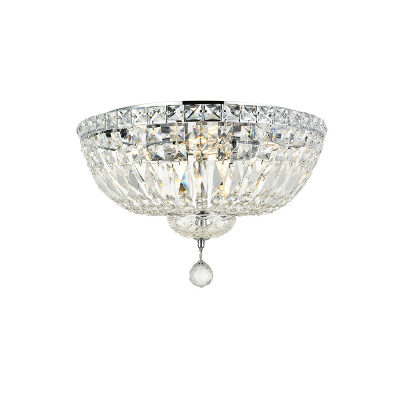 Stinnett Flush Mount, Chrome, Chrome / Royal Cut