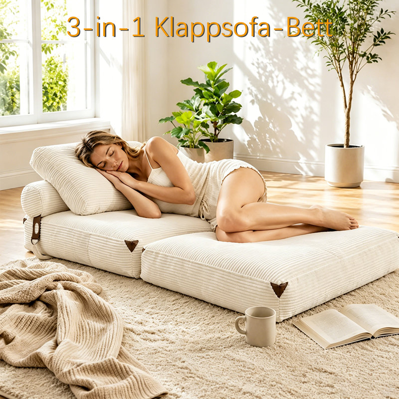 Bean Bag Chair, White