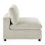 Fauteuil sans accoudoirs - velours côtelé beige-372939787