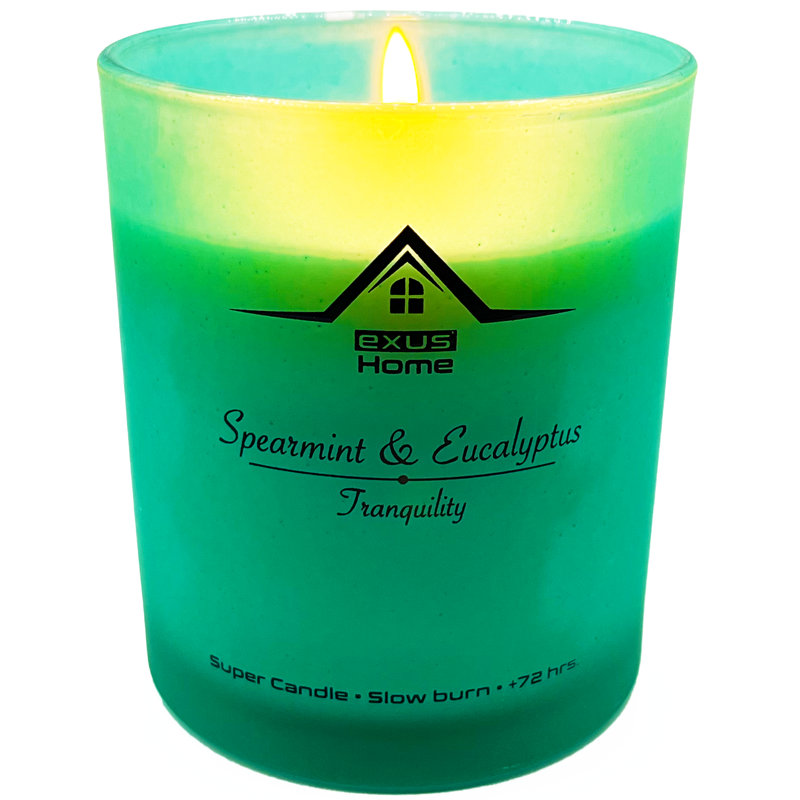 Bougie parfumée menthe verte et eucalyptus