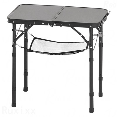2Ft Folding Portable Camping Table Aluminum Outdoor Table Adjustable Height