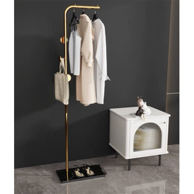 Heger 17.7'' Metal Clothes Rack