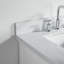 Meuble-lavabo double 60 po avec pierre artificielle