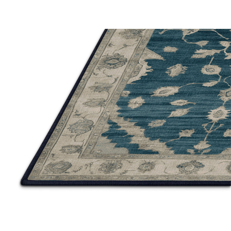 Tapis gris lavable à la machine, Rectangle 2 pi x 3 pi