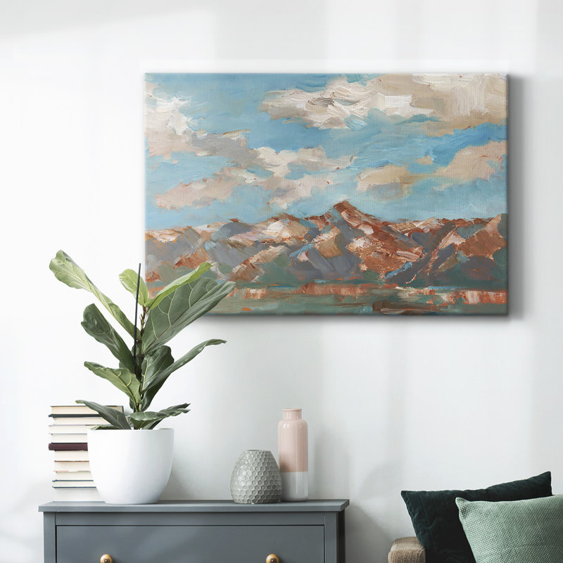 Toile tendue pastel Western Vista II-Gallery, H 12 po x l 18 po