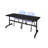Kobe Flip-Top Training Nesting Table, 2 M Stack Chairs-32668119-32668128