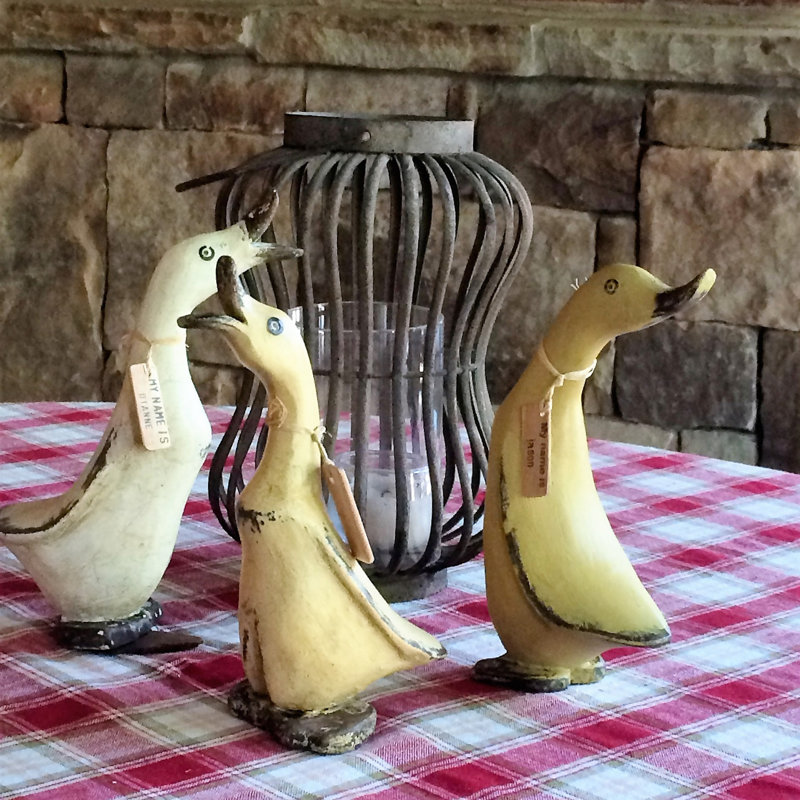Ensemble de 3 figurines de bébé canard