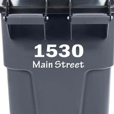 Text & Numbers Non-Wall Damaging Accent