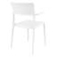 Fauteuil de salle à manger empilable Jeffrey-1147700530