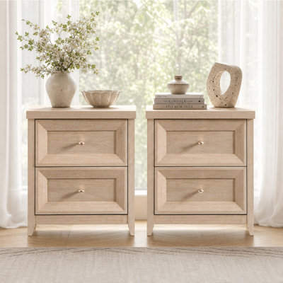 Table de chevet l 23 po Cleckheat (ensemble de 2)