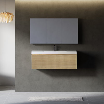 Ensemble de meuble-lavabo mural 42 po