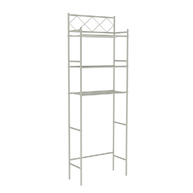 Steel Over The Toilet Storage, Nickel
