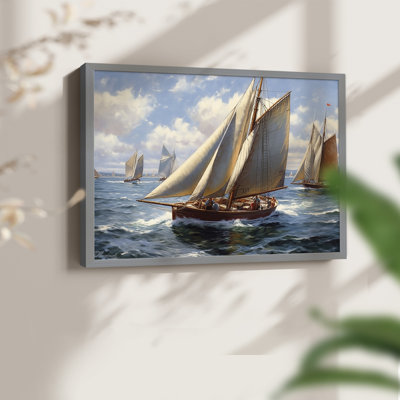Nautical Series-CCXXVII -Framed Print - Restickable
