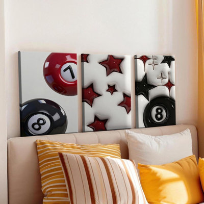 3 Piece Wrapped Canvas Set