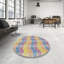 Tapis jaune / mauve / bleu / orange Power Loom-1228478769