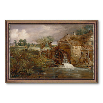 Parham Mill, Gillingham, 1826-John Constable-Custom Framed Canvas