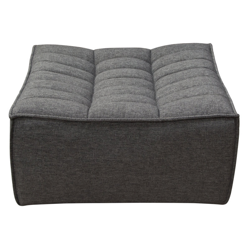 Repose-pieds Marshall en tissu gris