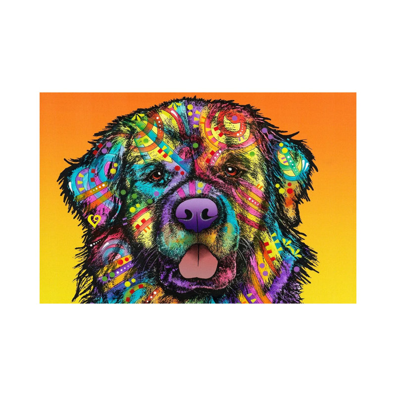 Newfie- Gallery-Wrapped Canvas Giclée