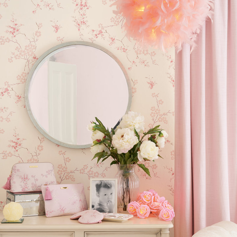 Laura Ashley Oriental Blossom Wallpaper Roll, Blush