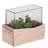 7'' Faux Succulent in Manufactured Wood Pot