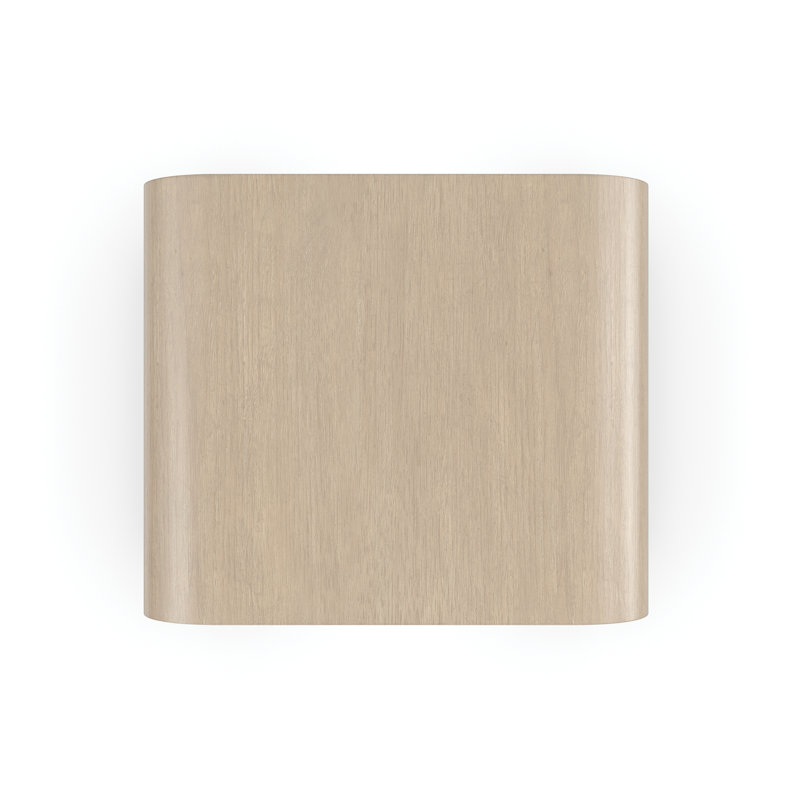 Movement Solid Wood Sled End Table