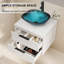 Meuble-lavabo mural 24 po avec lavabo vasque Sharee-1858894931-1858894956