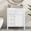 Meuble-lavabo simple 30 po avec plateau en bois manufacturé Dayari-2044094279
