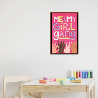 «Tween Girl Power VI» par Richelle Garn - reproduction d'art textuel