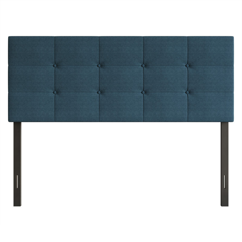 Arrauf Upholstered Headboard, Denim Blue, King