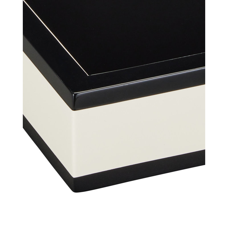Lacquer Tray Set of 2, Ivory