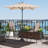 Carrisa 2 - Person Metal Patio Dining Set with Round Table