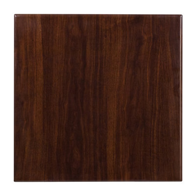 Wharton 24'' Square High-Gloss Resin Table Top with 2'' Thick Drop-Lip