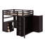 Lit mezzanine double avec tiroirs, bureau et garde-robe-1763245004