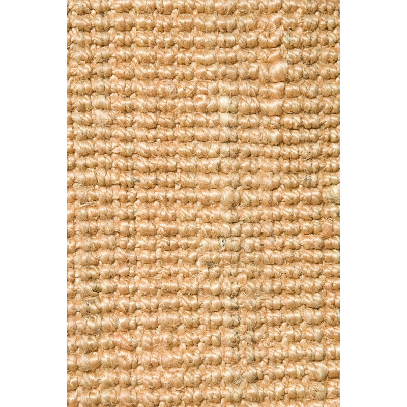 Conde Solid Colour Jute / Sisal Hand Woven Area Rug, Rectangle 160 x 240cm