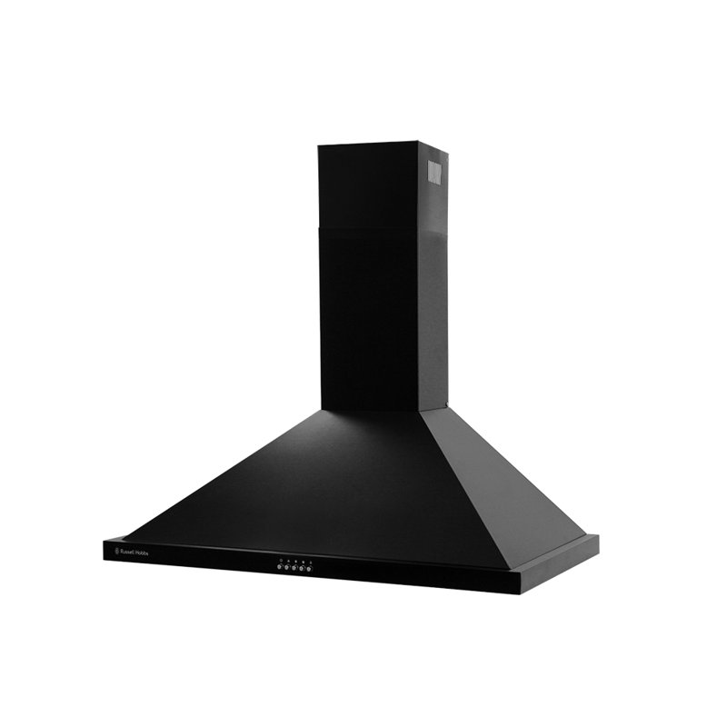 Russell Hobbs Rhsch901b-m 90cm Wide Black Steel Chimney Cooker Hood