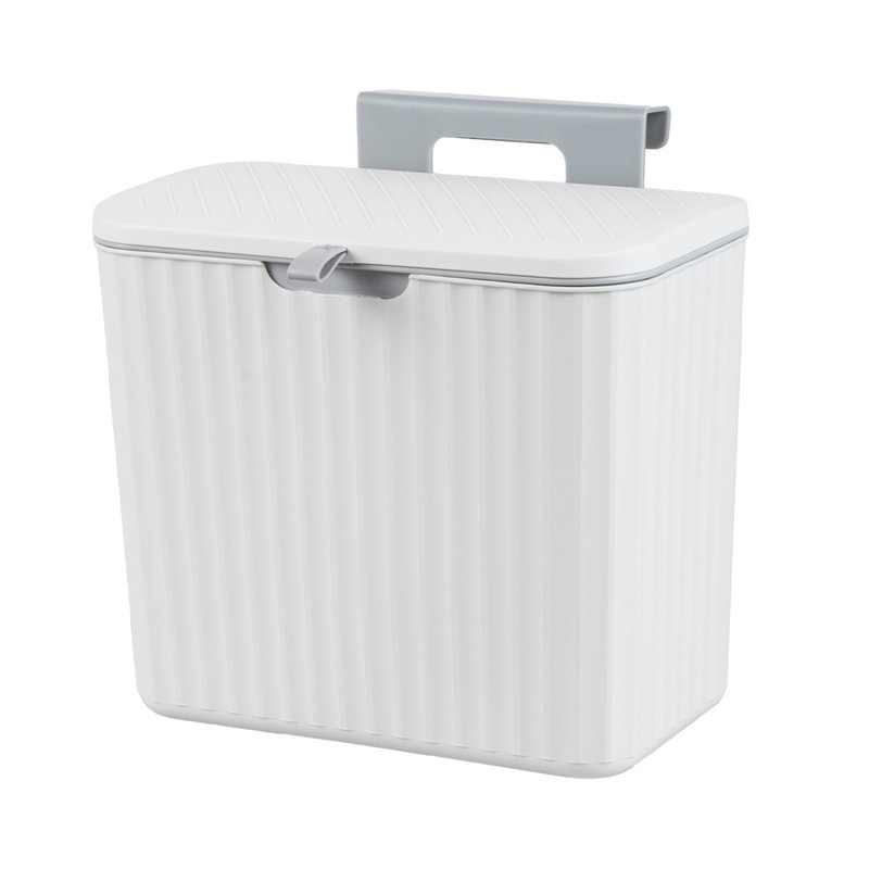 Plastic Open Kitchen Trash Can - 7L