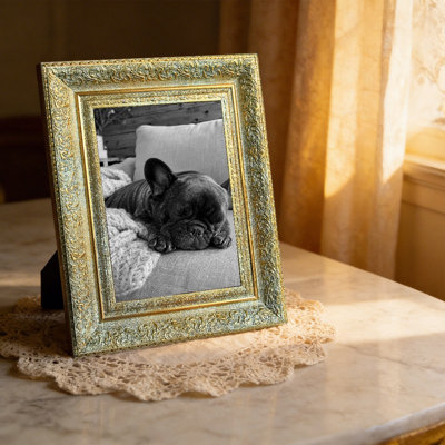 Antique Gold 1PC 11" x 14" Timeless Picture Frame with Giftable Design