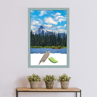 Carboni Blue Wood Picture Frame