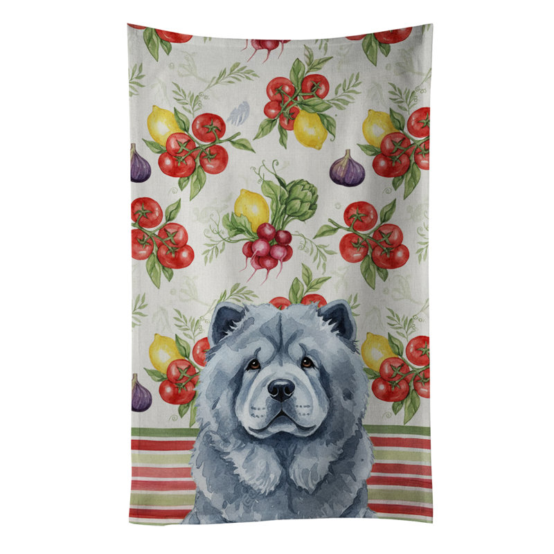 Serviette de cuisine Blue Chow Chow, Blue Chow Chow